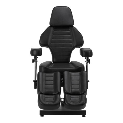 Fauteuil de tatouage hydraulique Pro Ink 601A noir — vue de face