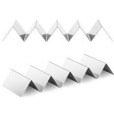 Display stand for Hot Dog sandwiches 4 stainless steel partitions