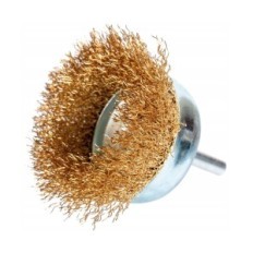 Un ensemble de brosses brosses pour la perceuse rouille sur un tournevis de forage