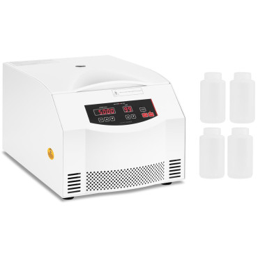Professionell laboratoriecentrifug för plasma 4000 rpm till 4 rör 250 ml