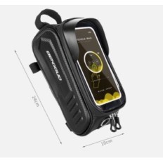 DUŻA SAKWA NA ROWER TORBA UCHWYT CASE ETUI NA TELEFON DOTYKOWA POKROWIEC