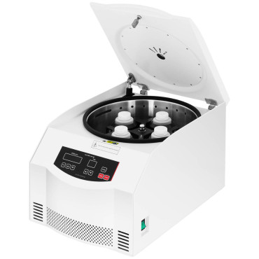 Professionell laboratoriecentrifug för plasma 4000 rpm till 4 rör 250 ml