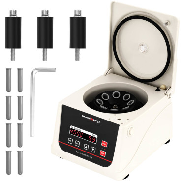 Professionell laboratoriecentrifug för plasma 4000 rpm till 8 rör 15 ml