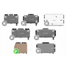 Suodata esisuorilla Thessla Green Airpack 300 400 500 H / V M5 ISO karkea