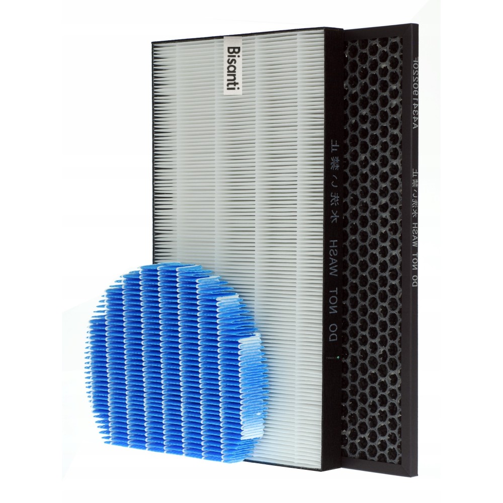 Filter sett for SHARP KC-D40EUW KC-D50EUW Renser