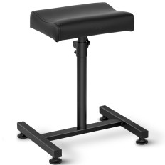 Reposapiés cosmético para la altura ajustable de pedicura de hasta 75 cm a 80 kg - Negro