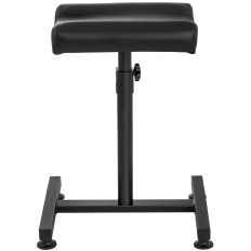 Repose-pieds de pédicure avec hauteur réglable jusqu'à 75 cm pour un poids maximum de 80 kg - noir.