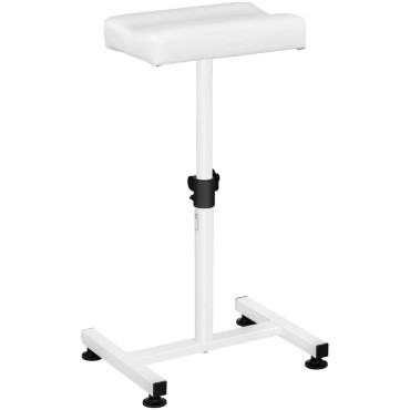 Kosmetische Fußstütze für Pediküre einstellbare Höhe bis 75 cm bis 80 kg - Weiß