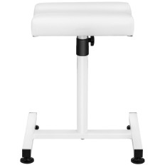 Kosmētikas kāju balsts pedikīra regulējamu augstumu līdz 75 cm līdz 80 kg - balta