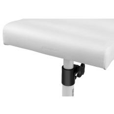 Kosmētikas kāju balsts pedikīra regulējamu augstumu līdz 75 cm līdz 80 kg - balta