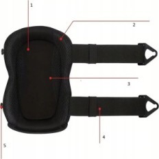 Lavoro Knee-Knobs Working Knees Protector Protezioni confortevoli Rinforzati