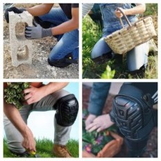 Work knee-knobs Working knees protectors Comfortable construction reinforced