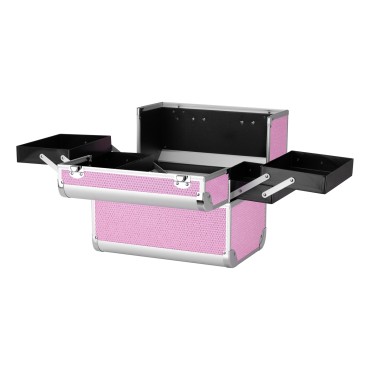 Mallette cosmétique 44 rose — vue de face