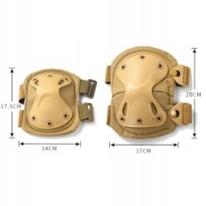 Military protectors Tactical knees on the elbow green camo