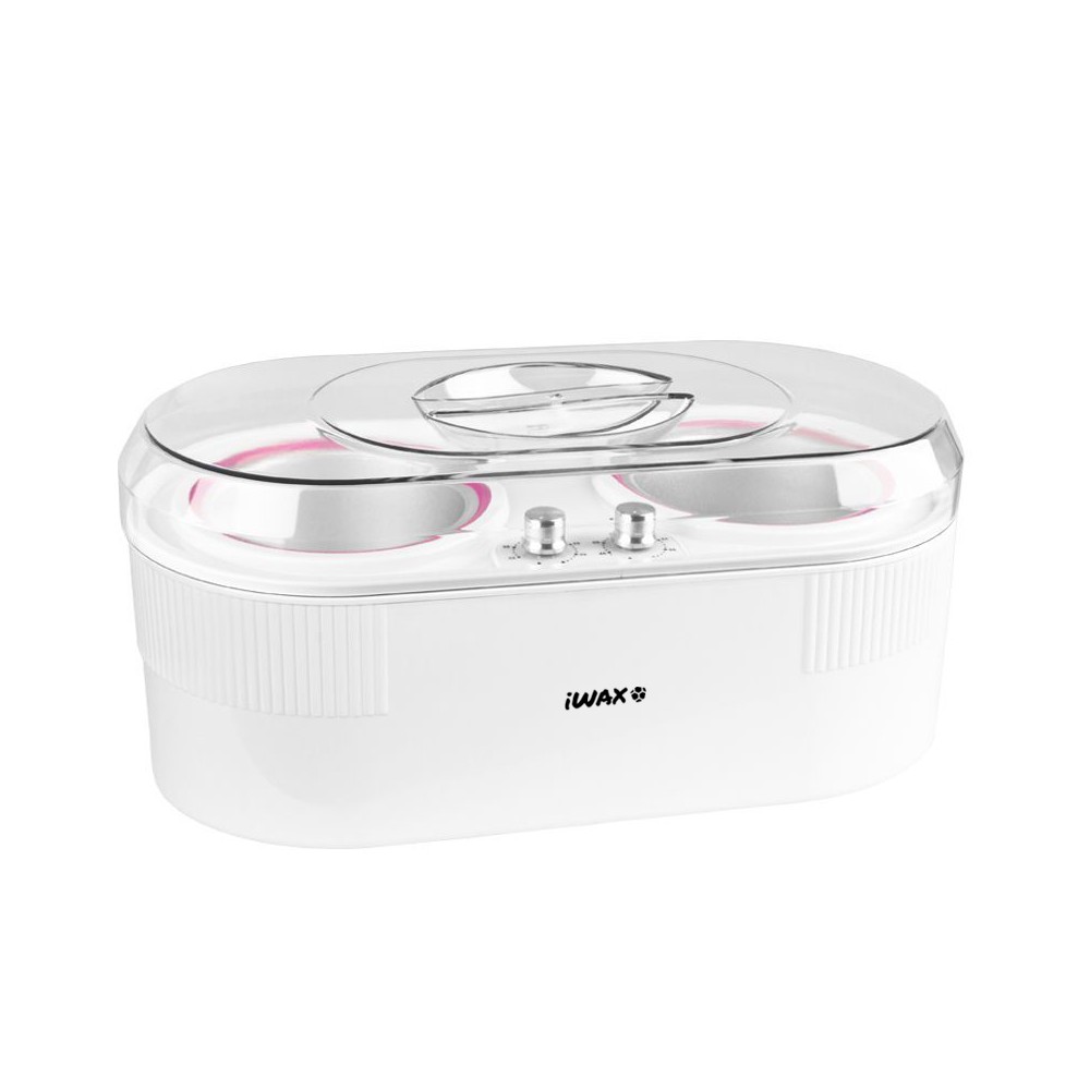 Ohrievač vosku 2v1 na dózy 400 ml + 800 ml, 400 W — pohľad spredu