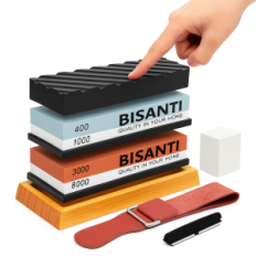 Sharpening knives. Water stone. 10w1