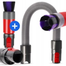 Sistema para escova de aspirador escova extensão de tubulação macia para Dyson v7 v8 v10 v11
