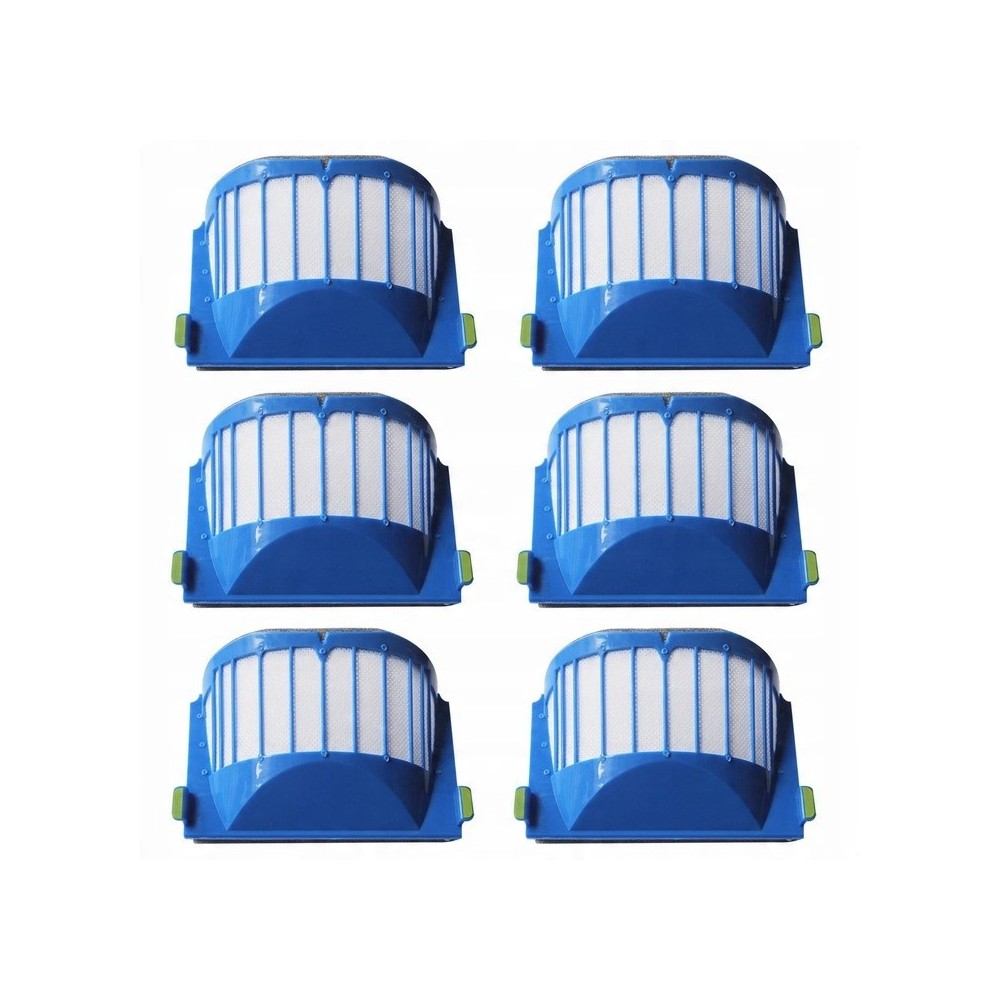 6x filter til iRobot Roomba 600 675 681 697 6xx AeroVac Series 6pcs
