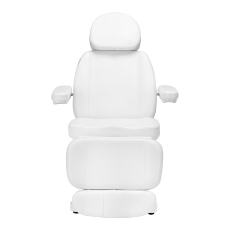 Fauteuil cosmétique électrique SILLON CLASSIC 3 moteurs avec fonction chauffage deuxième édition blanc — vue de face