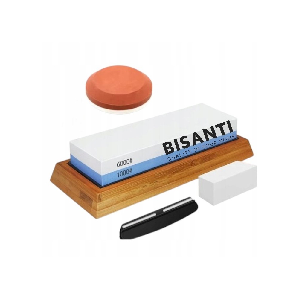 Stenen voor het slijpen van bijlmessen Ostrzałka Pleżka Mes Kit 1000/6000