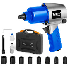 Pneumatische krampen voor wielen 1/2 '' met caps 8000 tpm. 700 nm set