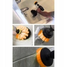 Cleaning brushes cleaning on a drilling screwdriver paddy kit 23el