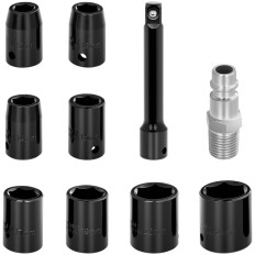 Pneumatische krampen voor wielen 1/2 '' met caps 8000 tpm. 700 nm set