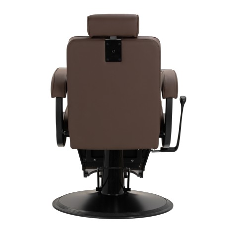 Fauteuil de coiffure Gabbiano Continental marron — vue arrière