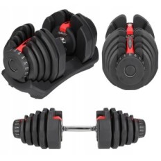 1x Hantel Justerbar Modern Handla Håndtak Reguleringssystem 5-40kg