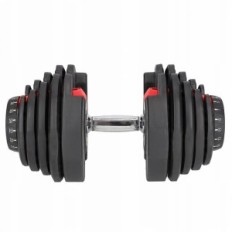 1x Hantel Justerbar Modern Handla Håndtak Reguleringssystem 5-40kg