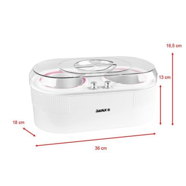 Scaldacera 2in1 per barattoli 400ml + 800ml 400W
