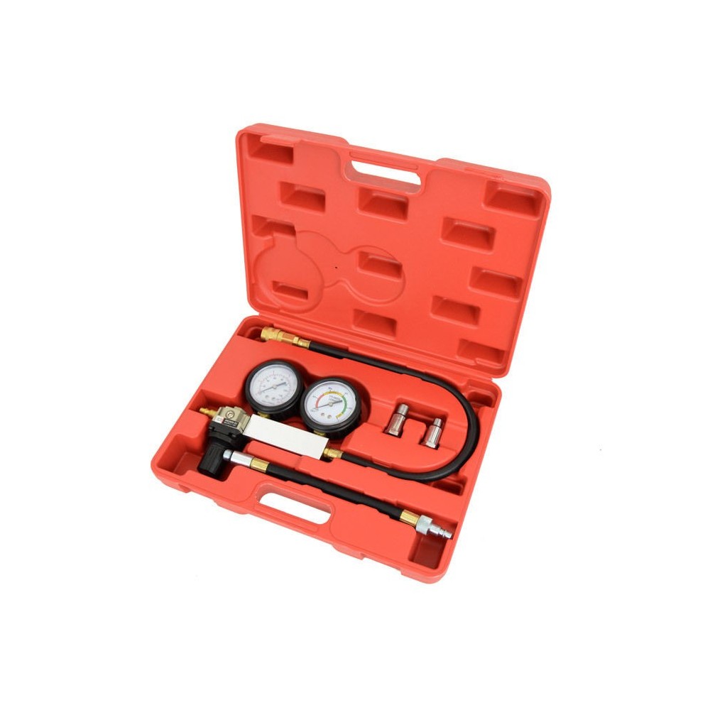 Cylinder tightness tester. Compression meter. Diagnostics. Sampler