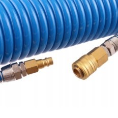 Tubo a spirale 8x12 10m Polyuretano in ottone Compressore in ottone