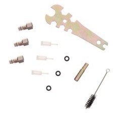 AUARITA HVLP 3x püstol 3x düüsi 0,8 1,4 1,7 mm. Juhtudel