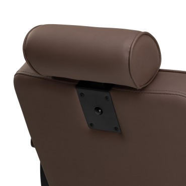 Gabbiano Continental Friseurstuhl braun — Detailaufnahme Kopf