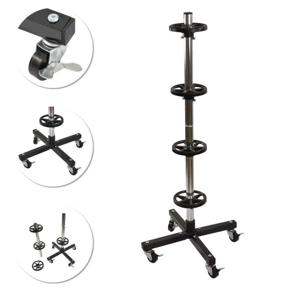 Stand Big Red TRF8402 for car wheels (with wheels)