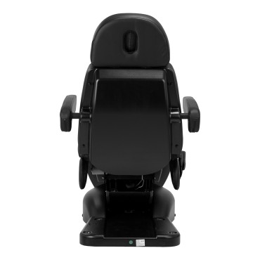 Poltrona cosmetica Azzurro Lux 3m nera — vista posteriore