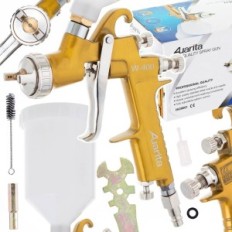 Pistola de pintura para pintar auarita W-400 LVMP 1.3mm 600ml