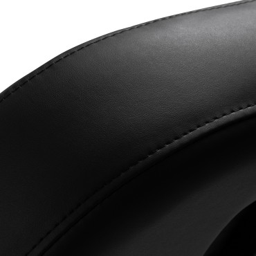 Καρέκλα καλλυντικών Azzurro Lux 3m μαύρη — κοντινή πλάτη