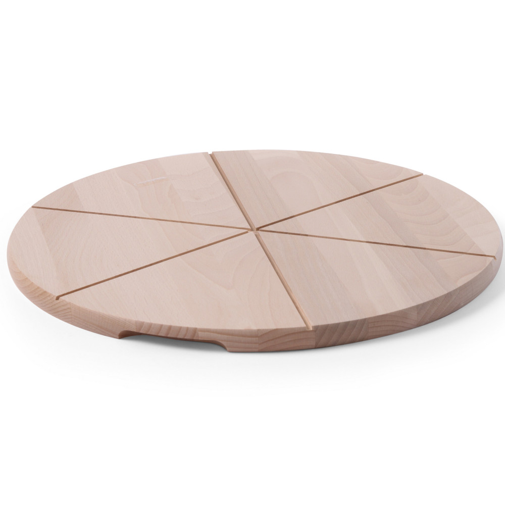 Houten pizza snijplank 40 cm - Hendi 505564 Houten pizza snijplank 40 cm - Hendi 505564