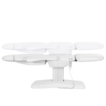 Sillon Eclipse elektromos kozmetikai szék 3 motorral, fehér — oldalnézet