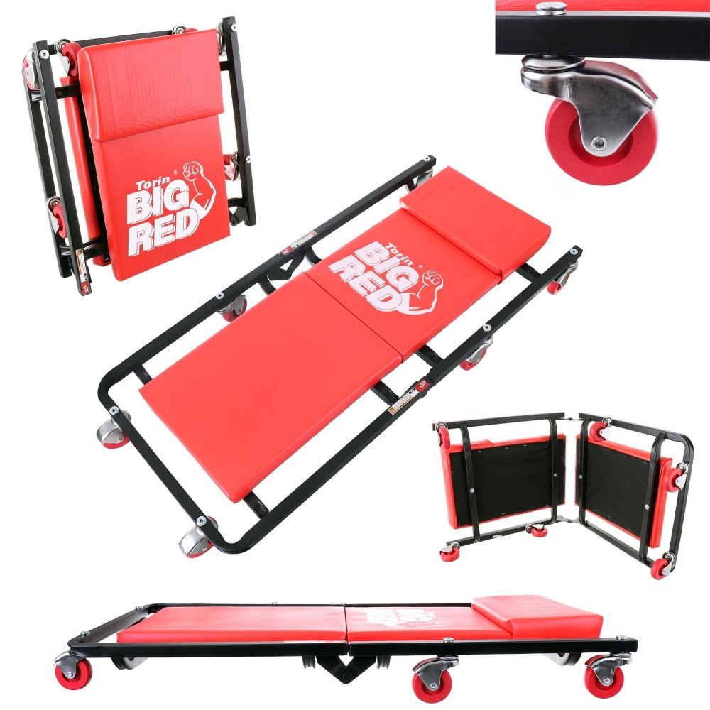 LEŻANKA WARSZTATOWA BIG RED TR6454A składana 90cm