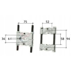 Pylinder-LT-A1345 puller til 30-50mm lejer (-)
