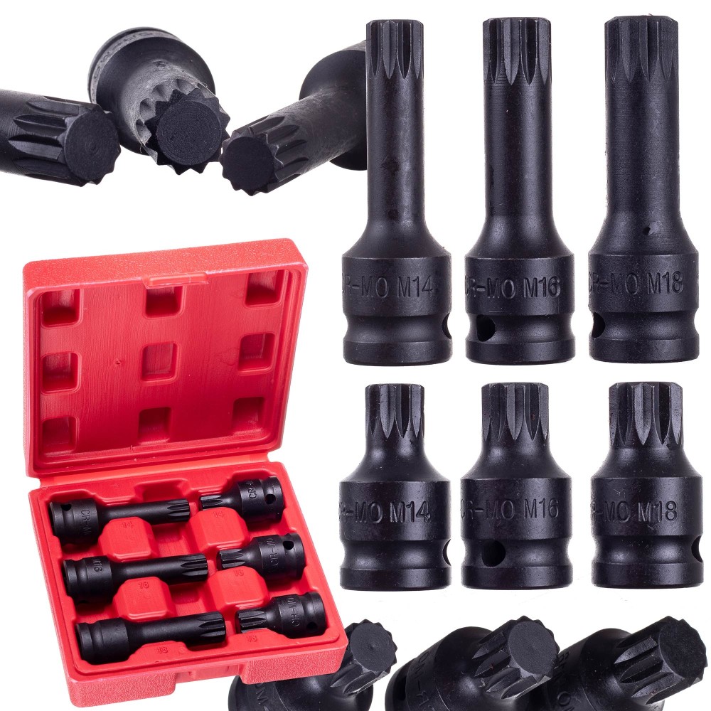 SPline SS06 Spline M14, M16, M18 1/2 "6CH. (-)