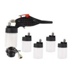 0,5 mm Aerograph avec un tube de 5 réservoirs pour un changement rapide de couleurs différentes