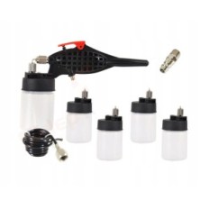 0,5mm Aerógrafo com um tubo de 5 tanques para mudança rápida de cores diferentes