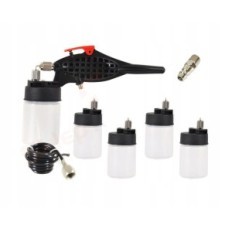 0,5mm Aerógrafo com um tubo de 5 tanques para mudança rápida de cores diferentes