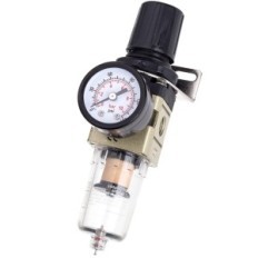 Luftreducerare med 1/4 "Filter för kompressor, tryckregulator