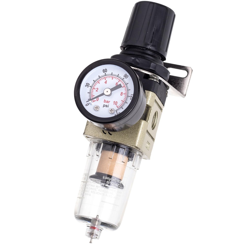 Reduktor vzduchu s 1/4 "filtrem pro kompresor, regulátor tlaku