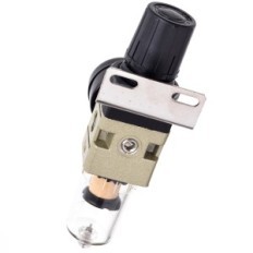 Réducteur d'air avec filtre de 1/4 "pour compresseur, régulateur de pression